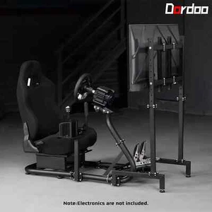 Dardoo Racing Simulador Cockpit Fit Logitech G920 Con Asiento y Soporte De TV - Picture 1 of 6