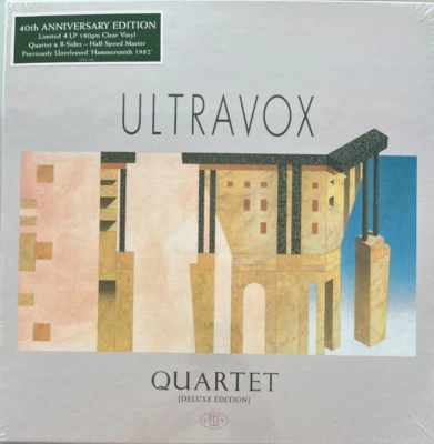 Ultravox, Quartet, 4 X LP Box Set, Limited Clear Vinyl, NEW, Sealed - Image 1 of 2