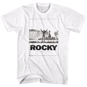 Rocky Movie 1976 Original Motion Picture Philadelphia Museum Steps Men's T Shirt - Picture 1 of 5