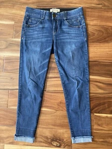 Democracy Jeans Women's Ab Solution Ankle Skimmer Size 6 Blue Wash EUC - Picture 1 of 7