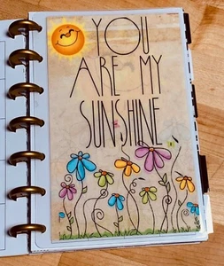 *You are my Sunshine* Two Sided DASHBOARD 4 use w MINI Happy Planner- - Picture 1 of 3