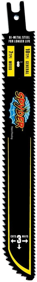 Spyder Universal Reciprocating Bi-Metal Bore-Blade 8" 200009    - Image 1 of 1