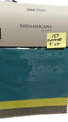 Fabric Upholstery Cloth Samples Book of 157 Swatches Crafts 4”x9” FREE SHIPPING - Image 1 of 4