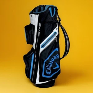Callaway Golf Cart Bag With 14 Way Divider System Blue/Black 8 Pockets - Picture 1 of 10
