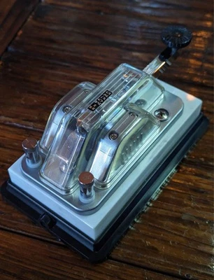HI-MOUND HK-702 Telegraph Key Amateur Radio Morse Code Marble pedestal partsC486 - Image 1 of 4