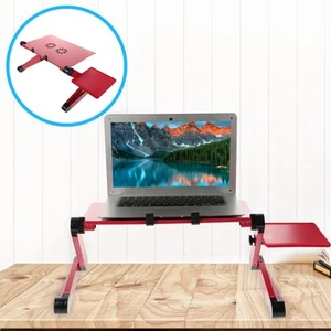 Computer Desk Laptop Stand Aluminum Alloy Folding Holder Foldable - Afbeelding 1 van 12