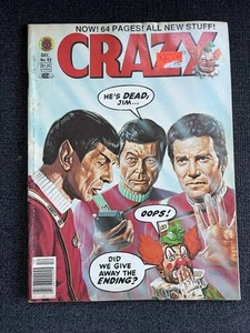 CRAZY Magazine #92 DEC 1982 Bob Larkin Cover - Bild 1 von 1