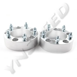 US 2PCS Wheel Spacers Adapter 5x5.5'' to 5x5.5'' |2" Thick | 1/2-20 Studs |108MM - Picture 1 of 4