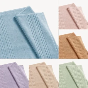 Christy Serene Towelling Bath Mat - 100% Cotton 550GSM Bathroom Rug - Picture 1 of 9