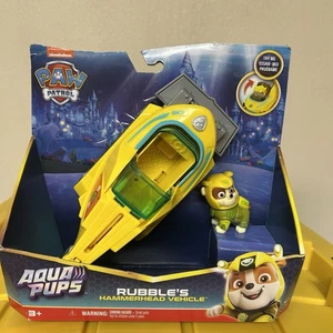 New Rubble’s Paw Patrol Aqua Pups Transforming Hammerhead Vehicle - Picture 1 of 4