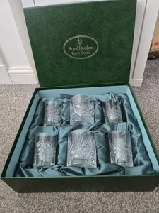 Royal Doulton Finest Crystal Glasses - Picture 1 of 4