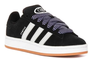 Adidas Campus 00S J 3 Streifen 60s Retro Unisex Turnschuhe Schwarz Weiß UK 3 - 6 - Bild 1 von 6