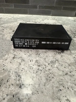 BMW CRUISE CONTROL MOD UNIT E39 528I 5 SERIES 65.71-8 375 497 118 680 1997-2003 - Image 1 of 4