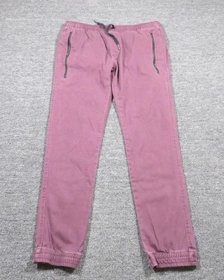 Pantalones de Carbono Para Hombre Medianos Borgoña Freedom Flex Joggers Cordón Puños Elásticos Foto 1 de 4