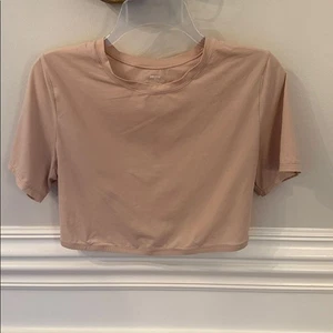 Skims light nude sand Fits Everybody super kurz geschnittenes T-Shirt Damengröße 2X - Bild 1 von 5