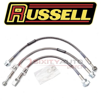 Russell Front and Rear Brake Hydraulic Hose Kit for 1977-1981 Chevrolet jp Foto 1 de 4