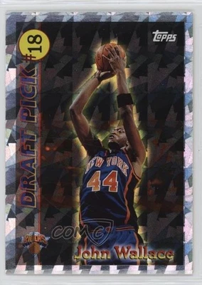 Selección del draft Topps 1996-97 John Wallace #DP18 novato radiocontrol Foto 1 de 2