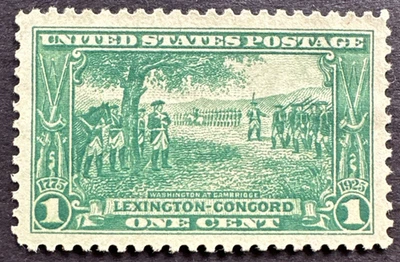 US 1925 Sc# 617 MNG Stamp  Lexington-Concord Battle 150th Anniv. Washington - Image 1 of 2