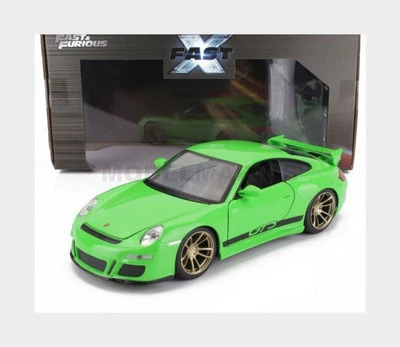 JADA 253203092-34919 PORSCHE - 911 997 GT3 RS COUPE 2007 - FAST & FURIOUS - GREE - Immagine 1 di 2