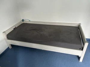 PAIDI Spielbett • Hochbett • weiß • Vorhangset Pirat • Lattenrost - Bild 1 von 8
