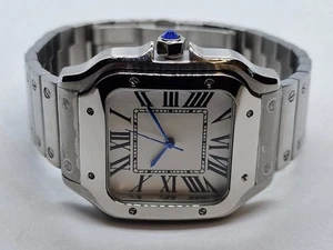 Seiko-movement Steel Square Case | Roman Numeral Dial | Bracelet NH35 Auto - Bild 1 von 2