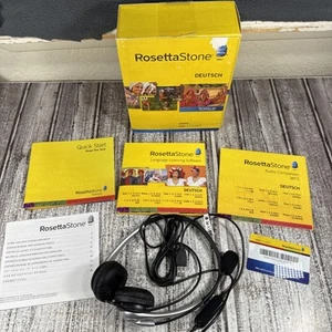 Rosetta Stone German Deutsch Version Level 1-5 w/ Audio Companion - Full Set - Picture 1 of 7