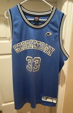Vtg Nike '82 Throwback Patrick Ewing # 33 Georgetown Hoyas Jersey Mens XL