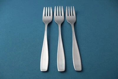 3 tenedores de ensalada WMF LINE acero inoxidable Alemania marca triangular 6 1/2" Foto 1 de 4