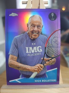 TOPPS TENNIS CHROME 2021 NICK BOLLETTIERI PARALLEL 165/199