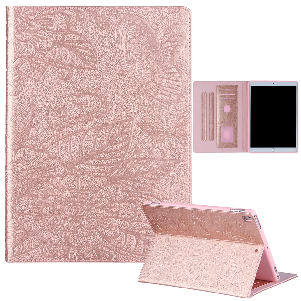 Funda con Soporte de Cuero PU Abatible para iPad 9º 8º 7º 6º 5º Generación 10.2" Foto 1 de 4