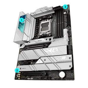 ASUS ROG Strix X670E-A Gaming WiFi Motherboard AM5 DDR5 4x M.2 PCIE 5.0 - Zdjęcie 1 z 10