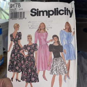 Simplicity Sewing Pattern 8178 Size 12-16miss Petite 2 Length Dress - Picture 1 of 2
