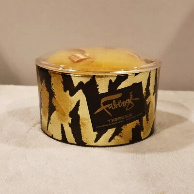 Polvo de baño Fabergé TIGRESS de colección perfumado polvo cuerpo talco 5 OZ sellado con soplo Foto 1 de 4