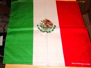 BANDANA MEXICAN MEXICO FLAG ( SET OF 3 ) - Picture 1 of 2