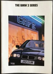 BMW 3 SERIES Car Sales Brochure FEB 1991 #111031421 2/91VM - Picture 1 of 4