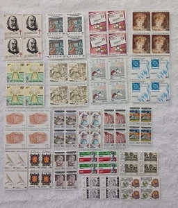 MEXICO - 1981 - 1982 - LOT OF 20 BLOCKS OF 4 STAMPS - MNH - #M07 - Picture 1 of 1