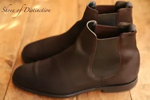 Church's Prenton Marrón Áspero Gamuza Chelsea Botas Zapatos Para Hombres Reino Unido 8 G EE. UU. 9 - Imagen 1 de 9