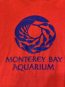 Vintage Monterey Bay Aquarium Sweatshirt Small 34-36 1980s Hanes Beefy USA - Picture 1 of 8