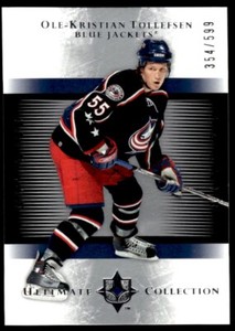 2005-06 Upper Deck Ultimate Collection Ole-Kristian Tollefsen Rookie /599