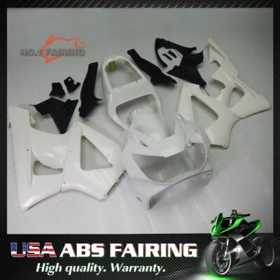 White ABS Fairing Kit Bodywork For Honda CBR929RR CBR900RR 2000-2001 Unpainted - Image 1 of 4