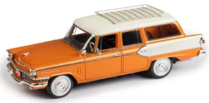 wonderful modelcar 1/43 STUDEBAKER PRESIDENT BROADMOOR WAGON 1957 - orange/white - Picture 1 of 2