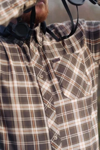 Nuovo!  BLASER - bellissima camicia di flanella LOUIE - marrone/arancione - Foto 1 di 6