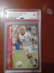 2002 Panini World Cup Landon Donovan #118 USA PSA 9 - Zdjęcie 1 z 2