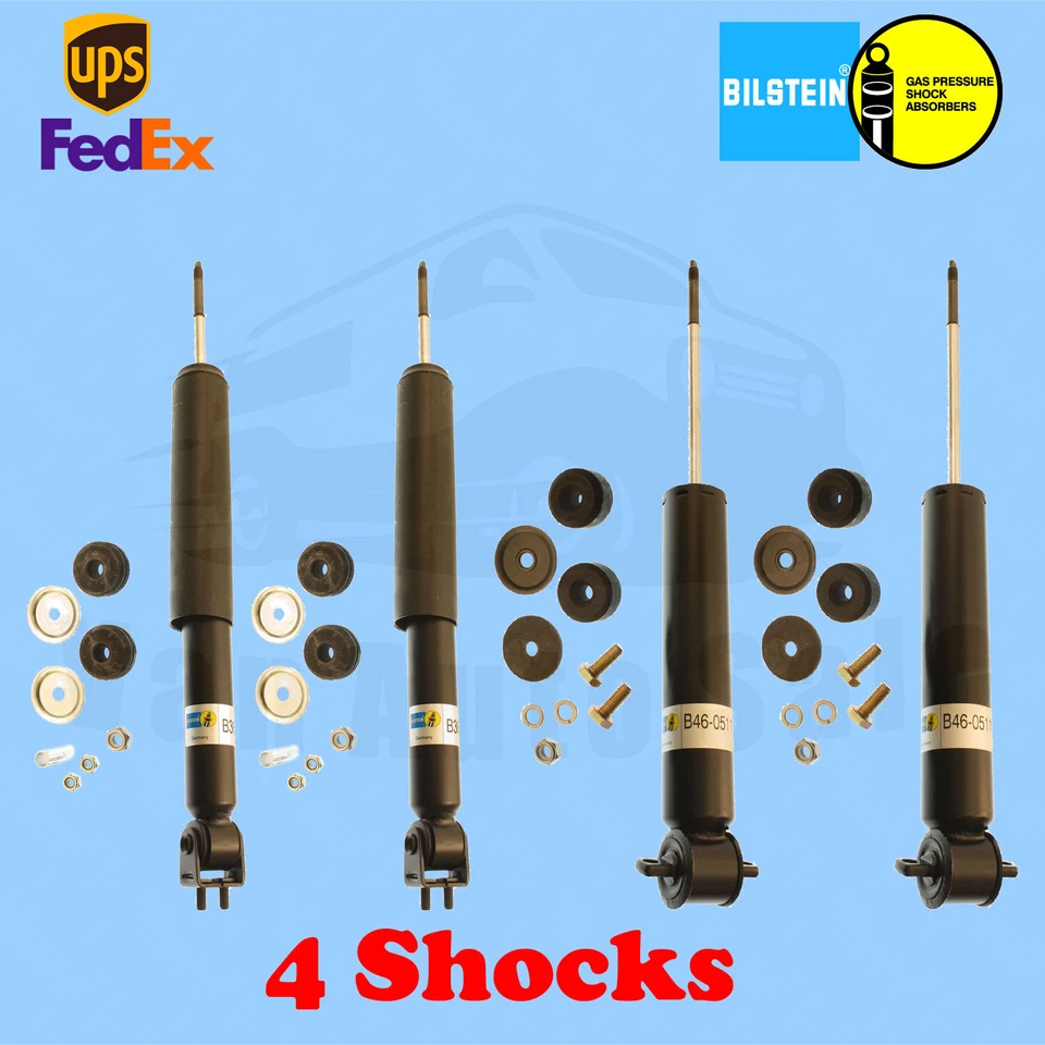 Bilstein Kit 4 Rear&Front B4 OE Replacement Shock for 73-80 Mercedes-Benz 450SL - Image 1 of 4