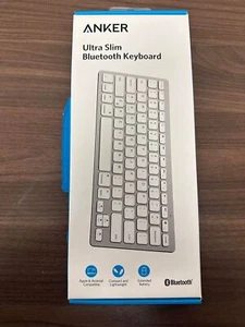 Anker Ultra Compact Slim Profile Wireless Bluetooth Keyboard For iOS Android - Picture 1 of 4