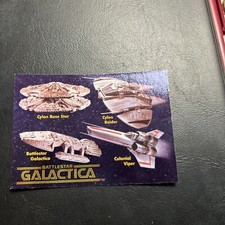 11b Battlestar Galactica 1996 Dart #33 Special Offer Toy Ships Model Kits