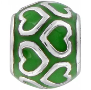 NEU Brighton grün OFFENES HERZ Herzen Perlen Charm St. Patricks Day NICHT MEHR ERHÄLTLICH  - Bild 1 von 1