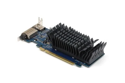 ASUS NVIDIA GeForce 210 1GB DDR3 PCIe X16 Graphics Card P/N: YV0530-B64 Tested - Image 1 of 4
