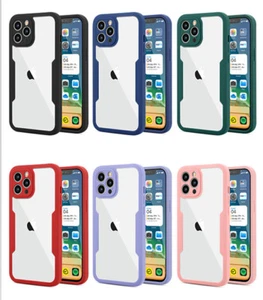 Cover 360 Full Body Case Clear For iPhone 14 13 12 11 Pro Max Mini XR XS Max - Picture 1 of 17