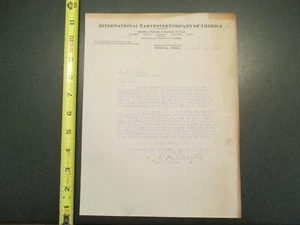 International Harvester Company of America Winona MN 1918 Letterhead 1372 - Picture 1 of 1